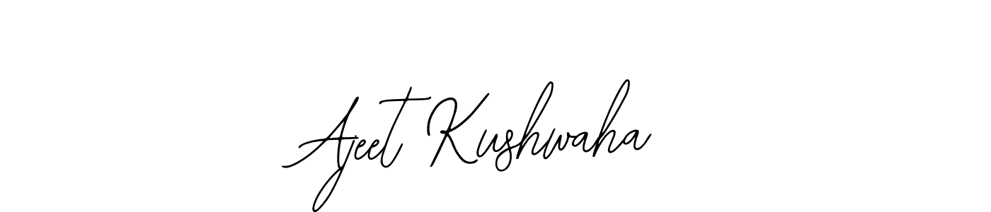 Bearetta-2O07w is a professional signature style that is perfect for those who want to add a touch of class to their signature. It is also a great choice for those who want to make their signature more unique. Get Ajeet Kushwaha name to fancy signature for free. Ajeet Kushwaha signature style 12 images and pictures png