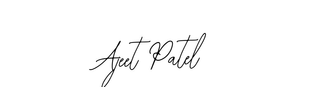 if you are searching for the best signature style for your name Ajeet Patel. so please give up your signature search. here we have designed multiple signature styles  using Bearetta-2O07w. Ajeet Patel signature style 12 images and pictures png
