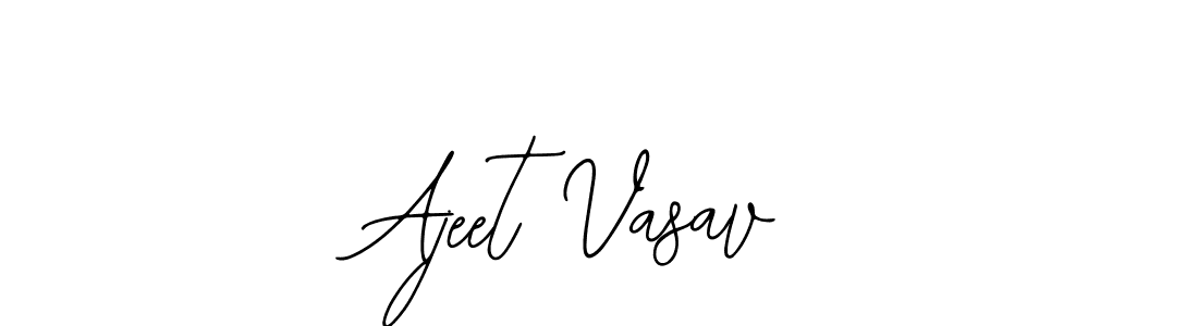 Similarly Bearetta-2O07w is the best handwritten signature design. Signature creator online .You can use it as an online autograph creator for name Ajeet Vasav. Ajeet Vasav signature style 12 images and pictures png