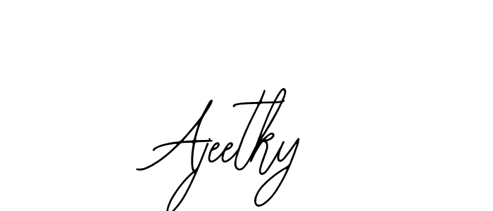 Design your own signature with our free online signature maker. With this signature software, you can create a handwritten (Bearetta-2O07w) signature for name Ajeetky. Ajeetky signature style 12 images and pictures png