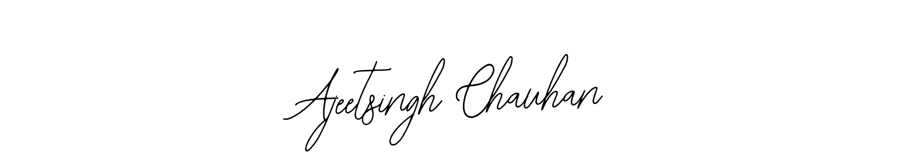 Design your own signature with our free online signature maker. With this signature software, you can create a handwritten (Bearetta-2O07w) signature for name Ajeetsingh Chauhan. Ajeetsingh Chauhan signature style 12 images and pictures png