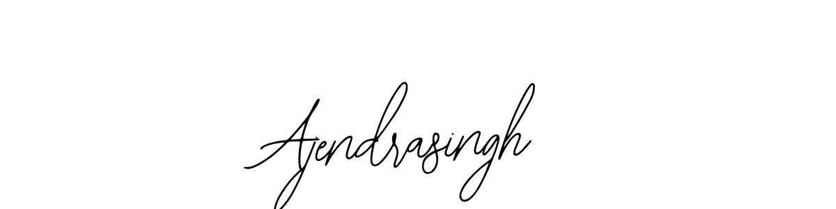 How to make Ajendrasingh signature? Bearetta-2O07w is a professional autograph style. Create handwritten signature for Ajendrasingh name. Ajendrasingh signature style 12 images and pictures png