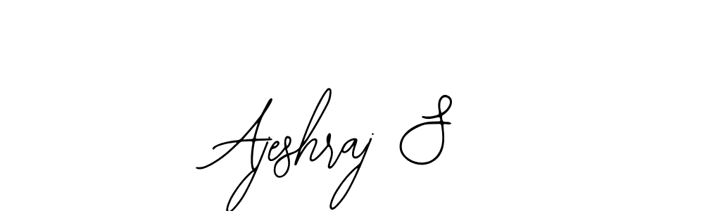 Similarly Bearetta-2O07w is the best handwritten signature design. Signature creator online .You can use it as an online autograph creator for name Ajeshraj S. Ajeshraj S signature style 12 images and pictures png