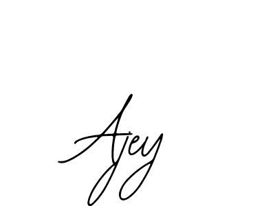 Design your own signature with our free online signature maker. With this signature software, you can create a handwritten (Bearetta-2O07w) signature for name Ajey. Ajey signature style 12 images and pictures png