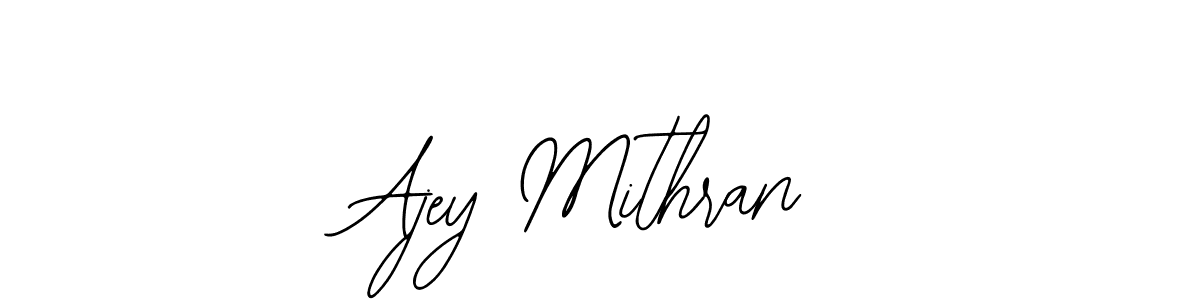How to make Ajey Mithran name signature. Use Bearetta-2O07w style for creating short signs online. This is the latest handwritten sign. Ajey Mithran signature style 12 images and pictures png
