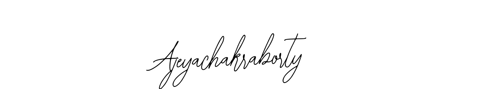 Use a signature maker to create a handwritten signature online. With this signature software, you can design (Bearetta-2O07w) your own signature for name Ajeyachakraborty. Ajeyachakraborty signature style 12 images and pictures png