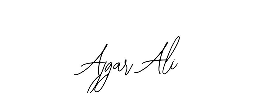 The best way (Bearetta-2O07w) to make a short signature is to pick only two or three words in your name. The name Ajgar Ali include a total of six letters. For converting this name. Ajgar Ali signature style 12 images and pictures png