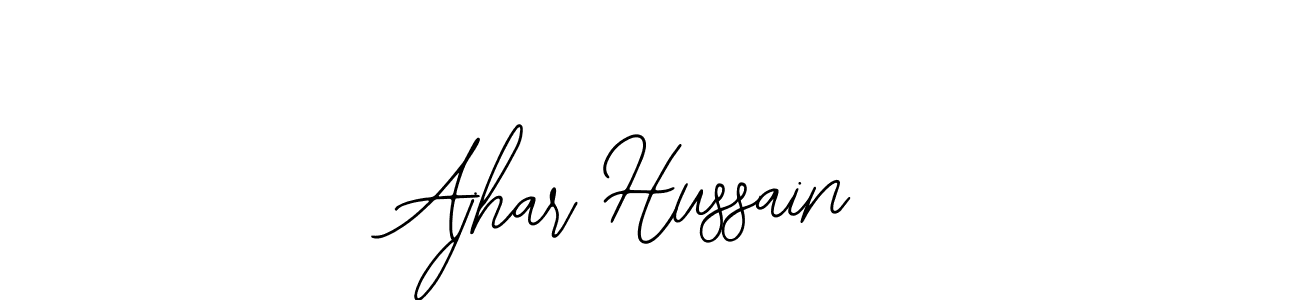 Make a beautiful signature design for name Ajhar Hussain. Use this online signature maker to create a handwritten signature for free. Ajhar Hussain signature style 12 images and pictures png