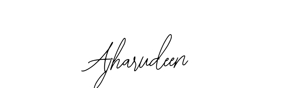 Create a beautiful signature design for name Ajharudeen. With this signature (Bearetta-2O07w) fonts, you can make a handwritten signature for free. Ajharudeen signature style 12 images and pictures png