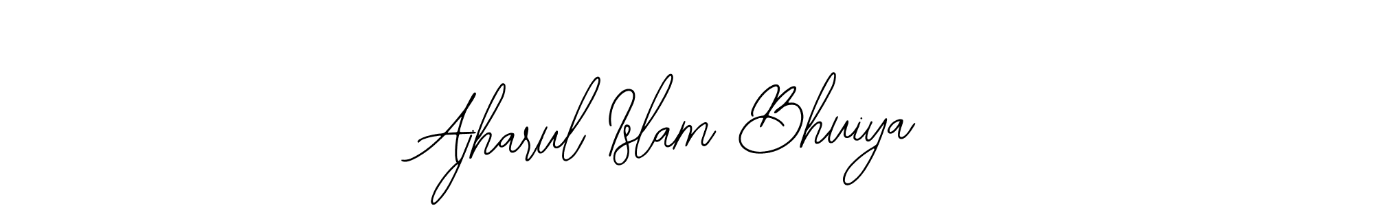 if you are searching for the best signature style for your name Ajharul Islam Bhuiya. so please give up your signature search. here we have designed multiple signature styles  using Bearetta-2O07w. Ajharul Islam Bhuiya signature style 12 images and pictures png