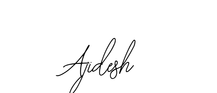 How to make Ajidesh name signature. Use Bearetta-2O07w style for creating short signs online. This is the latest handwritten sign. Ajidesh signature style 12 images and pictures png