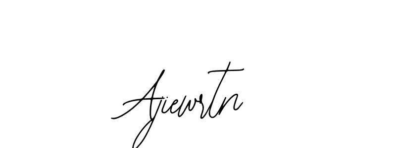 The best way (Bearetta-2O07w) to make a short signature is to pick only two or three words in your name. The name Ajiewrtn include a total of six letters. For converting this name. Ajiewrtn signature style 12 images and pictures png