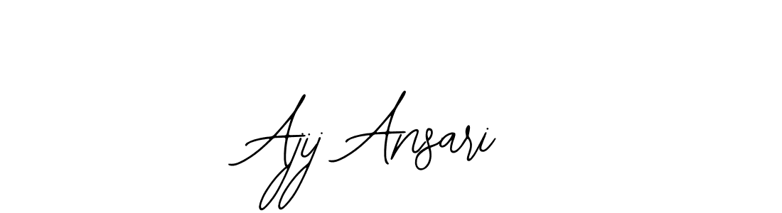 It looks lik you need a new signature style for name Ajij Ansari. Design unique handwritten (Bearetta-2O07w) signature with our free signature maker in just a few clicks. Ajij Ansari signature style 12 images and pictures png