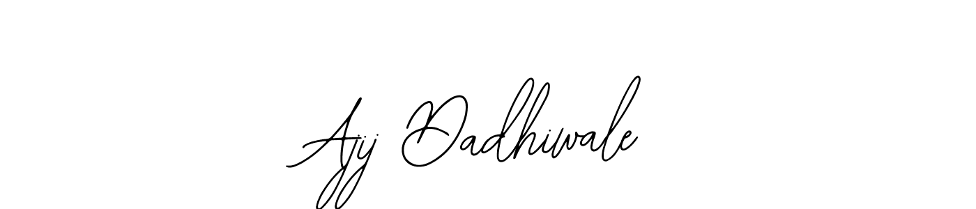 Design your own signature with our free online signature maker. With this signature software, you can create a handwritten (Bearetta-2O07w) signature for name Ajij Dadhiwale. Ajij Dadhiwale signature style 12 images and pictures png