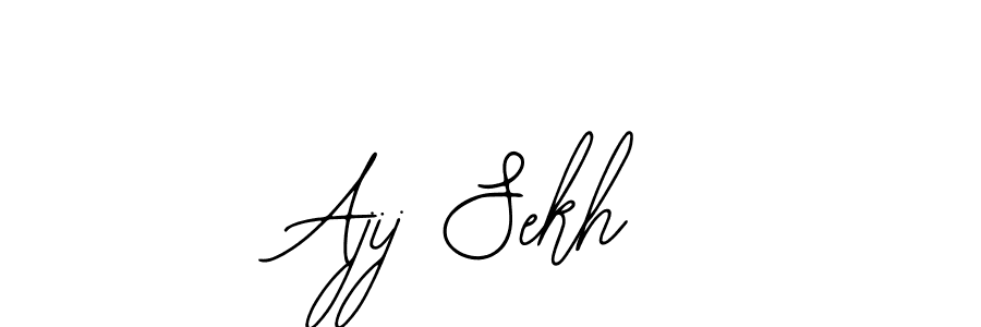 You should practise on your own different ways (Bearetta-2O07w) to write your name (Ajij Sekh) in signature. don't let someone else do it for you. Ajij Sekh signature style 12 images and pictures png