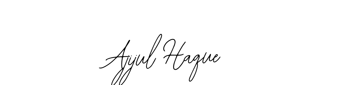 Also You can easily find your signature by using the search form. We will create Ajijul Haque name handwritten signature images for you free of cost using Bearetta-2O07w sign style. Ajijul Haque signature style 12 images and pictures png