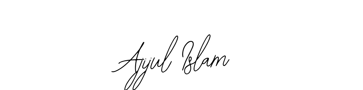 How to make Ajijul Islam name signature. Use Bearetta-2O07w style for creating short signs online. This is the latest handwritten sign. Ajijul Islam signature style 12 images and pictures png