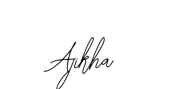You should practise on your own different ways (Bearetta-2O07w) to write your name (Ajikha) in signature. don't let someone else do it for you. Ajikha signature style 12 images and pictures png