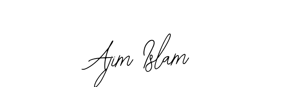 if you are searching for the best signature style for your name Ajim Islam. so please give up your signature search. here we have designed multiple signature styles  using Bearetta-2O07w. Ajim Islam signature style 12 images and pictures png