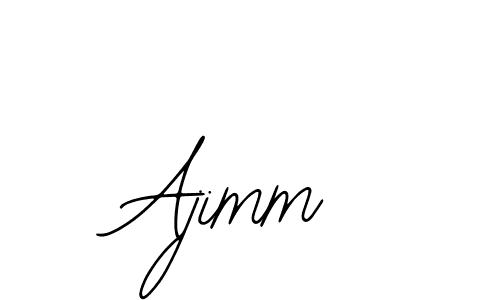 How to make Ajimm signature? Bearetta-2O07w is a professional autograph style. Create handwritten signature for Ajimm name. Ajimm signature style 12 images and pictures png