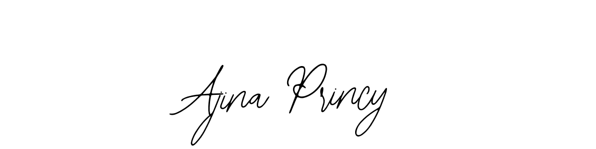 Use a signature maker to create a handwritten signature online. With this signature software, you can design (Bearetta-2O07w) your own signature for name Ajina Princy. Ajina Princy signature style 12 images and pictures png