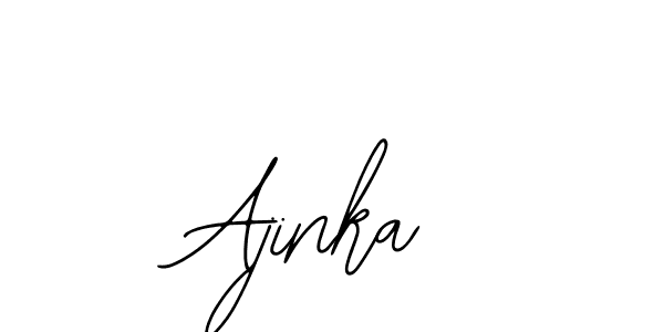 Ajinka stylish signature style. Best Handwritten Sign (Bearetta-2O07w) for my name. Handwritten Signature Collection Ideas for my name Ajinka. Ajinka signature style 12 images and pictures png