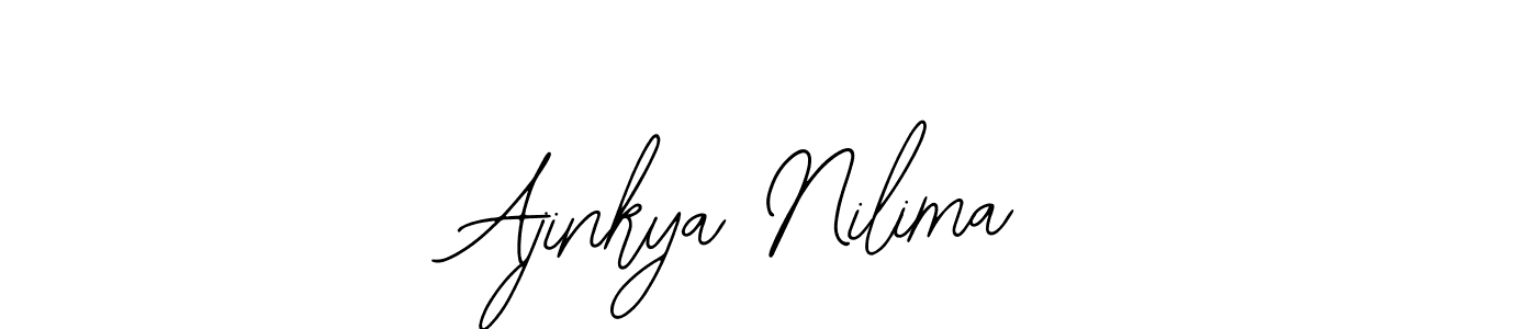 Also You can easily find your signature by using the search form. We will create Ajinkya Nilima name handwritten signature images for you free of cost using Bearetta-2O07w sign style. Ajinkya Nilima signature style 12 images and pictures png