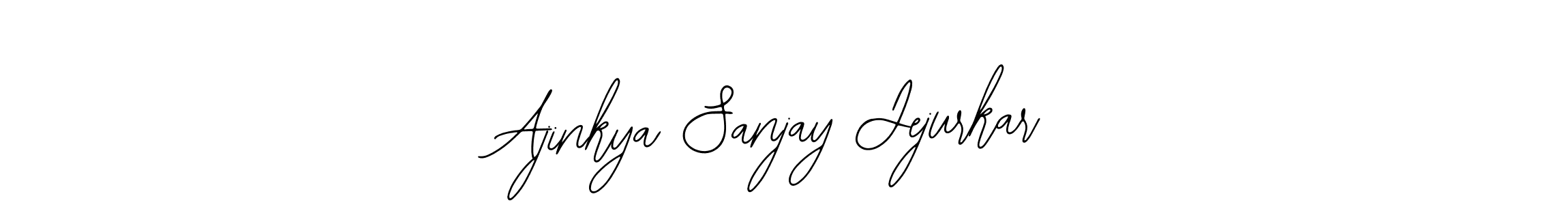 The best way (Bearetta-2O07w) to make a short signature is to pick only two or three words in your name. The name Ajinkya Sanjay Jejurkar include a total of six letters. For converting this name. Ajinkya Sanjay Jejurkar signature style 12 images and pictures png