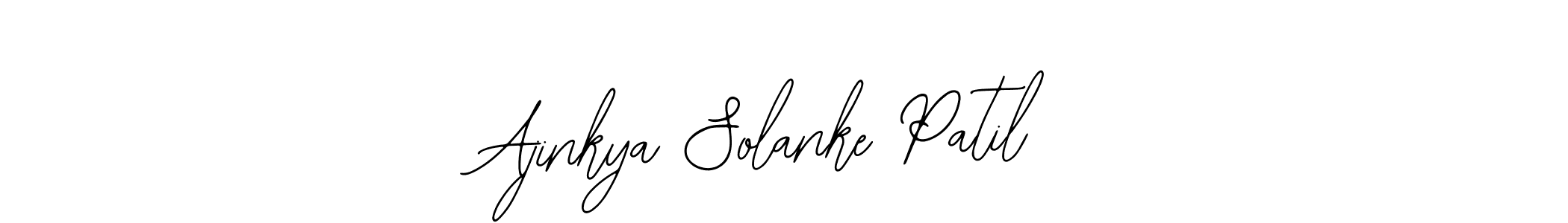 Make a beautiful signature design for name Ajinkya Solanke Patil. With this signature (Bearetta-2O07w) style, you can create a handwritten signature for free. Ajinkya Solanke Patil signature style 12 images and pictures png