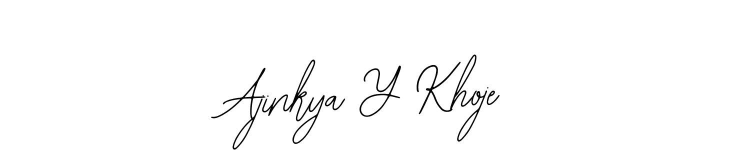 Make a beautiful signature design for name Ajinkya Y Khoje. Use this online signature maker to create a handwritten signature for free. Ajinkya Y Khoje signature style 12 images and pictures png