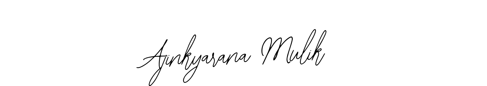 You should practise on your own different ways (Bearetta-2O07w) to write your name (Ajinkyarana Mulik) in signature. don't let someone else do it for you. Ajinkyarana Mulik signature style 12 images and pictures png