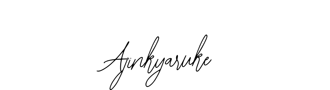 You should practise on your own different ways (Bearetta-2O07w) to write your name (Ajinkyaruke) in signature. don't let someone else do it for you. Ajinkyaruke signature style 12 images and pictures png