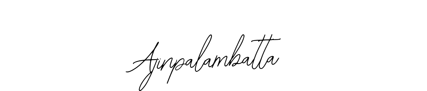 Use a signature maker to create a handwritten signature online. With this signature software, you can design (Bearetta-2O07w) your own signature for name Ajinpalambatta. Ajinpalambatta signature style 12 images and pictures png