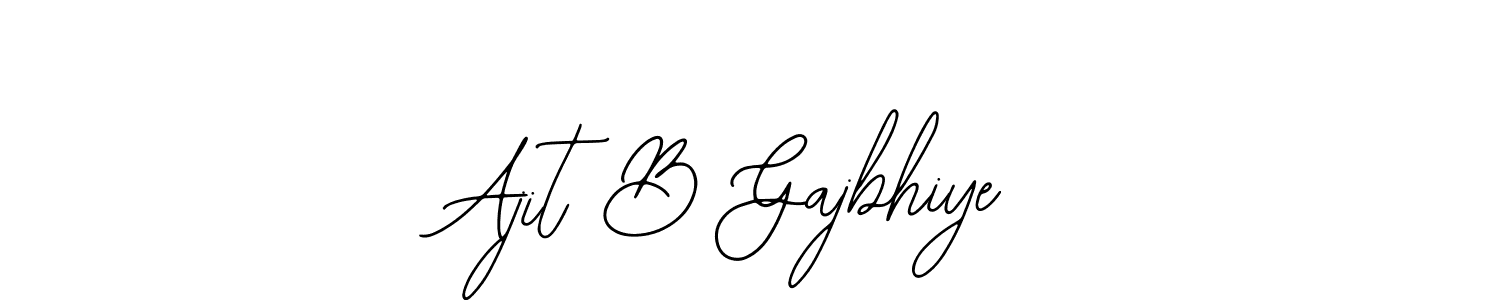 Design your own signature with our free online signature maker. With this signature software, you can create a handwritten (Bearetta-2O07w) signature for name Ajit B Gajbhiye. Ajit B Gajbhiye signature style 12 images and pictures png