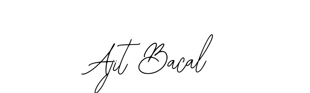 Best and Professional Signature Style for Ajit Bacal. Bearetta-2O07w Best Signature Style Collection. Ajit Bacal signature style 12 images and pictures png