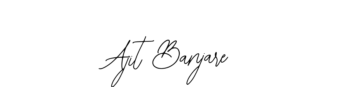 Design your own signature with our free online signature maker. With this signature software, you can create a handwritten (Bearetta-2O07w) signature for name Ajit Banjare. Ajit Banjare signature style 12 images and pictures png