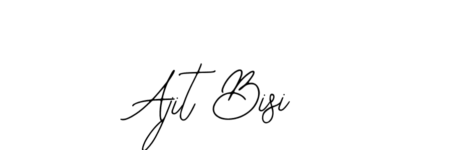 Make a beautiful signature design for name Ajit Bisi. With this signature (Bearetta-2O07w) style, you can create a handwritten signature for free. Ajit Bisi signature style 12 images and pictures png