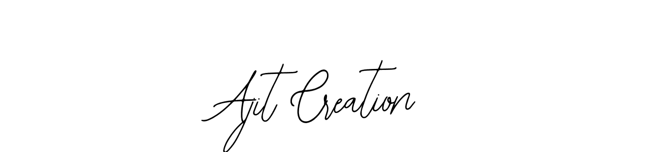 Create a beautiful signature design for name Ajit Creation. With this signature (Bearetta-2O07w) fonts, you can make a handwritten signature for free. Ajit Creation signature style 12 images and pictures png