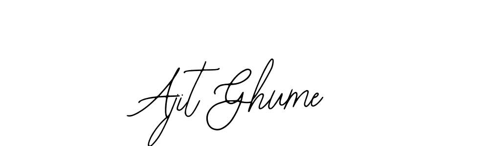 It looks lik you need a new signature style for name Ajit Ghume. Design unique handwritten (Bearetta-2O07w) signature with our free signature maker in just a few clicks. Ajit Ghume signature style 12 images and pictures png