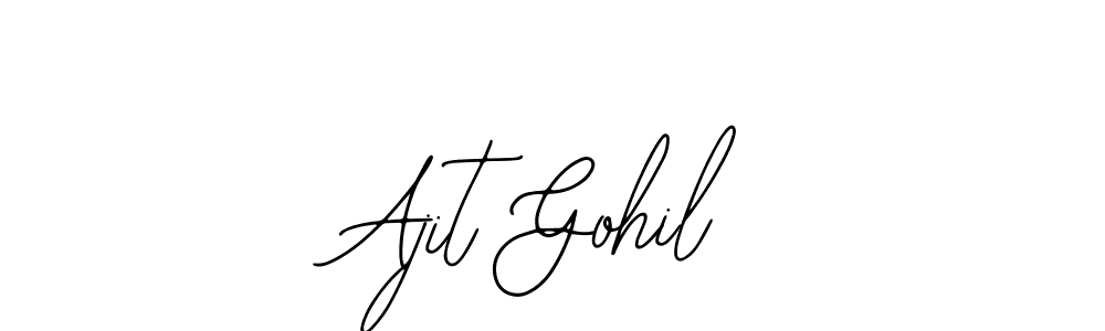 Make a beautiful signature design for name Ajit Gohil. Use this online signature maker to create a handwritten signature for free. Ajit Gohil signature style 12 images and pictures png