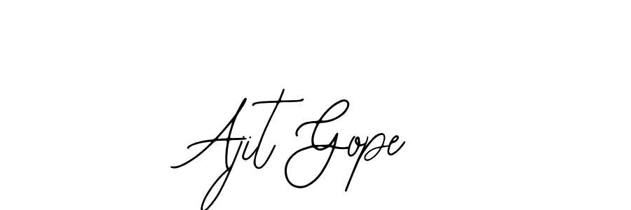 if you are searching for the best signature style for your name Ajit Gope. so please give up your signature search. here we have designed multiple signature styles  using Bearetta-2O07w. Ajit Gope signature style 12 images and pictures png