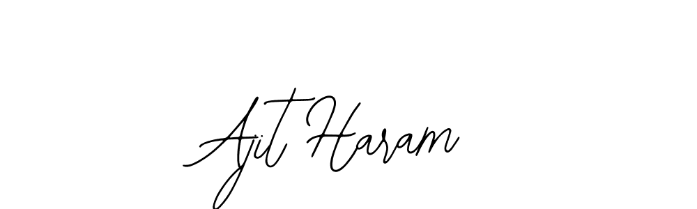 Also we have Ajit Haram name is the best signature style. Create professional handwritten signature collection using Bearetta-2O07w autograph style. Ajit Haram signature style 12 images and pictures png