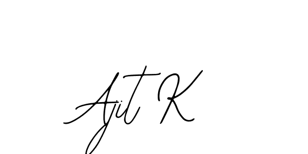 Make a beautiful signature design for name Ajit K. With this signature (Bearetta-2O07w) style, you can create a handwritten signature for free. Ajit K signature style 12 images and pictures png