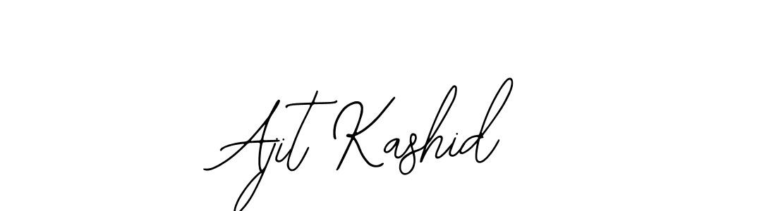 How to make Ajit Kashid name signature. Use Bearetta-2O07w style for creating short signs online. This is the latest handwritten sign. Ajit Kashid signature style 12 images and pictures png