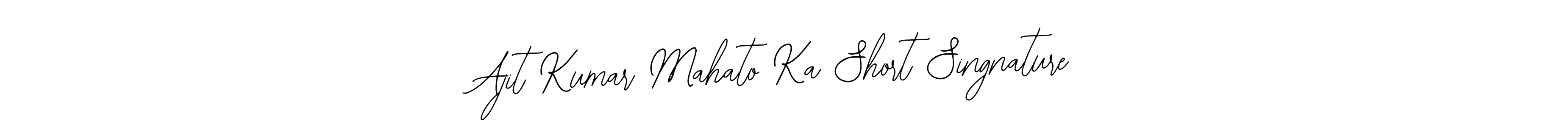 Make a beautiful signature design for name Ajit Kumar Mahato Ka Short Singnature. Use this online signature maker to create a handwritten signature for free. Ajit Kumar Mahato Ka Short Singnature signature style 12 images and pictures png