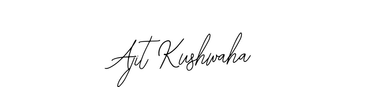Create a beautiful signature design for name Ajit Kushwaha. With this signature (Bearetta-2O07w) fonts, you can make a handwritten signature for free. Ajit Kushwaha signature style 12 images and pictures png
