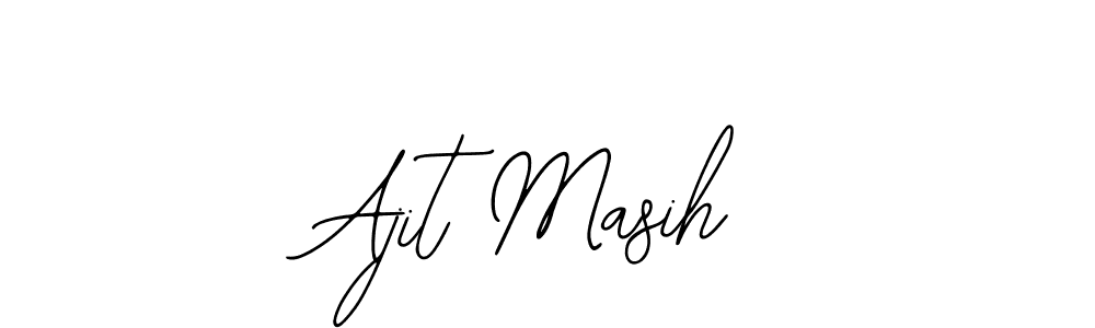 How to make Ajit Masih signature? Bearetta-2O07w is a professional autograph style. Create handwritten signature for Ajit Masih name. Ajit Masih signature style 12 images and pictures png