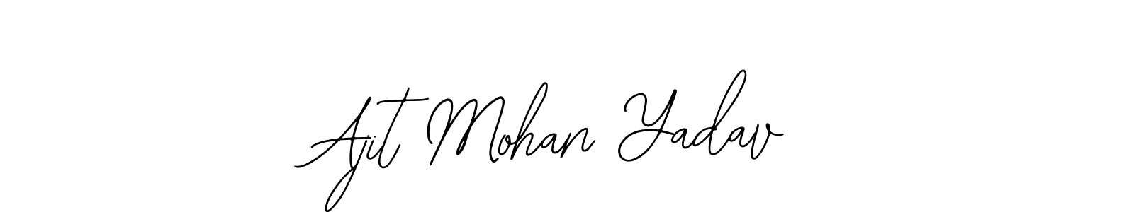 Design your own signature with our free online signature maker. With this signature software, you can create a handwritten (Bearetta-2O07w) signature for name Ajit Mohan Yadav. Ajit Mohan Yadav signature style 12 images and pictures png