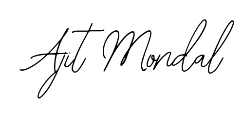 Style your name Ajit Mondal with confidence using Bearetta-2O07w signature design. Simple, elegant, and ready for immediate document use. Ajit Mondal signature style 12 images and pictures png