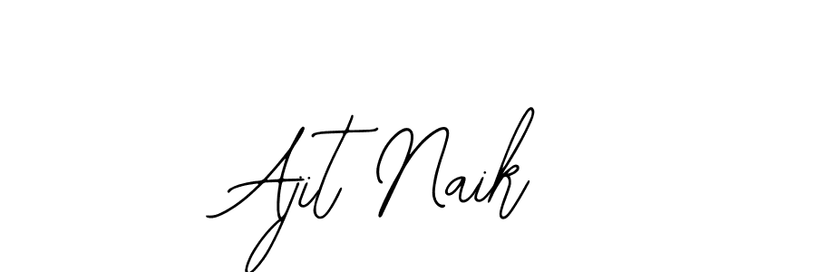 How to make Ajit Naik name signature. Use Bearetta-2O07w style for creating short signs online. This is the latest handwritten sign. Ajit Naik signature style 12 images and pictures png